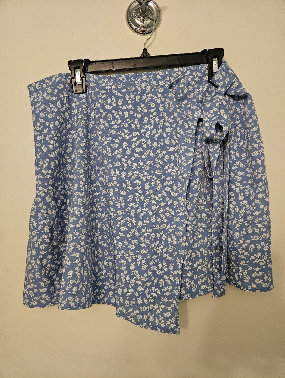 Blue And White Floral Skirt